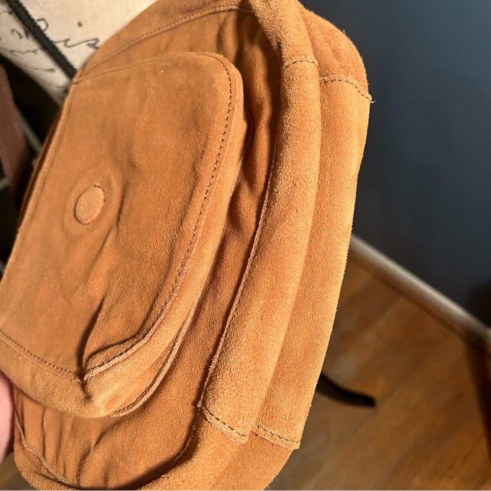 RUSTIC TOWN Suede Leather Shoulder Bag Crossbody Saddle Women Purse - Picture 6 of 13